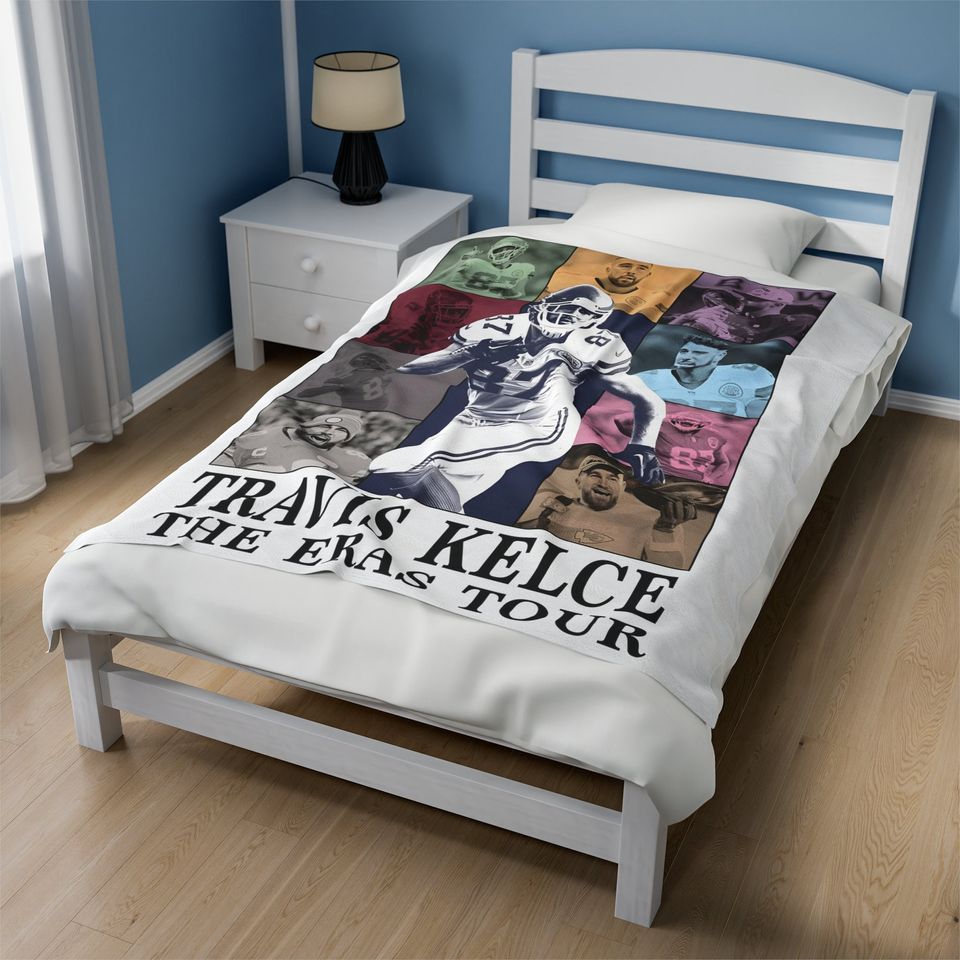 Travis Kelce Eras Tour Throw Blanket