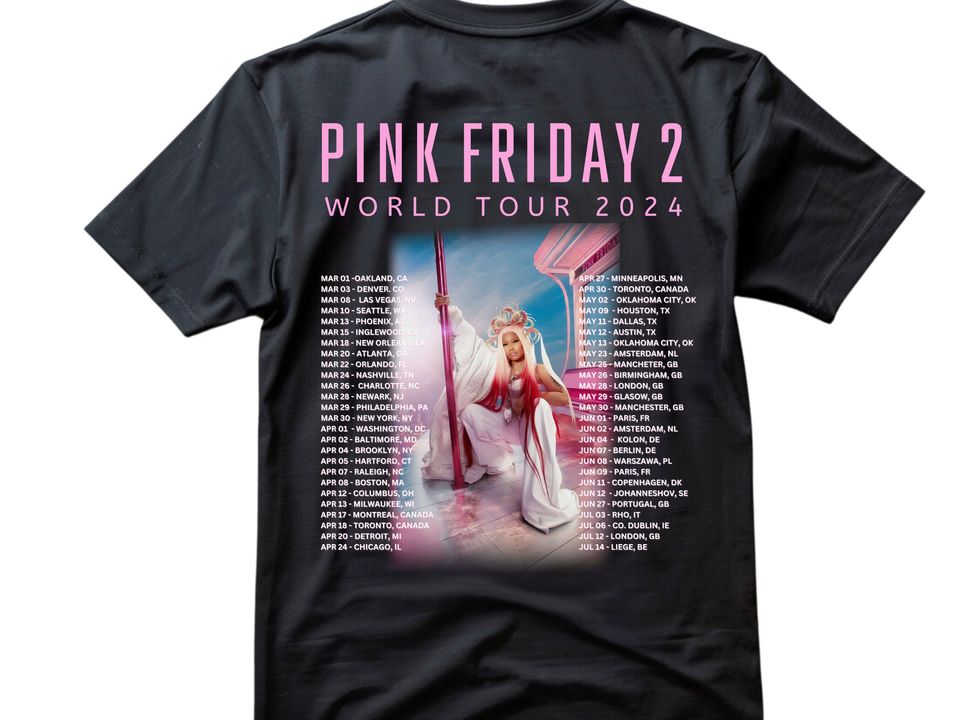 Pink Friday 2: Nicki Minaj Concert T-Shirt