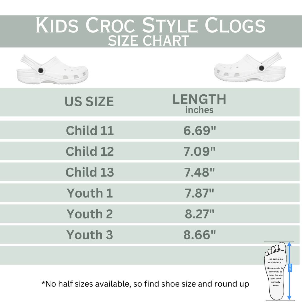 All Over Print Gummy Bear Croc Style Sandals, Cute Pastel Bear Pattern Clogs