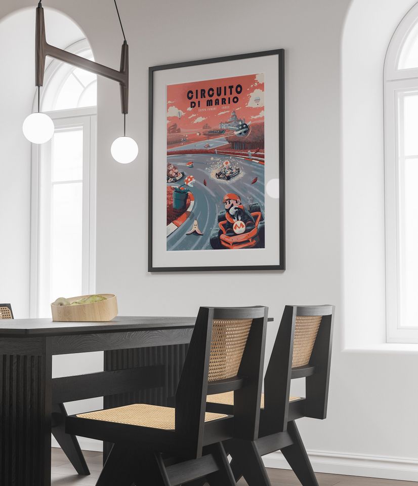Super Mario Poster Circuito Di Mario Poster