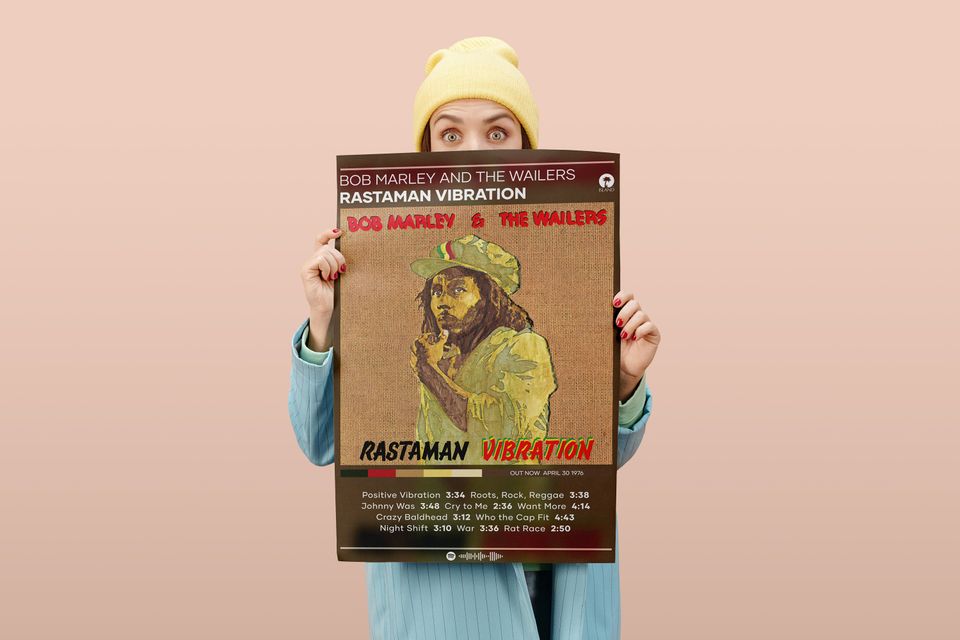 Bob Marley & The Wailers Poster | Rastaman Vibration Poster
