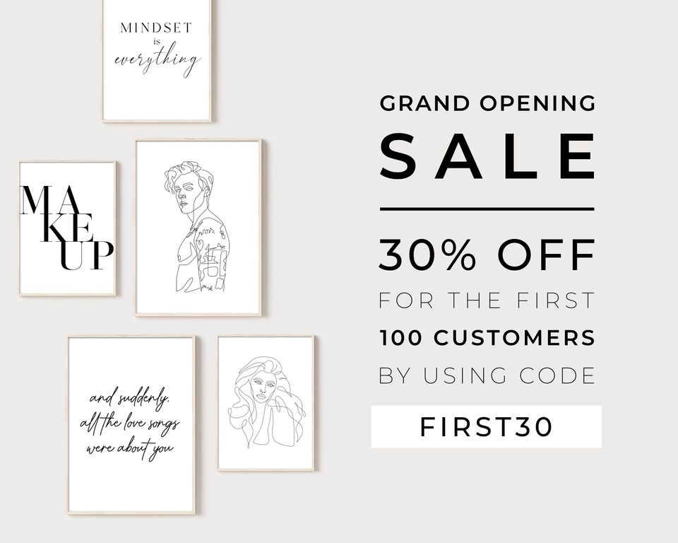 Nicki Minaj Line Art Print, Printable Wall Art