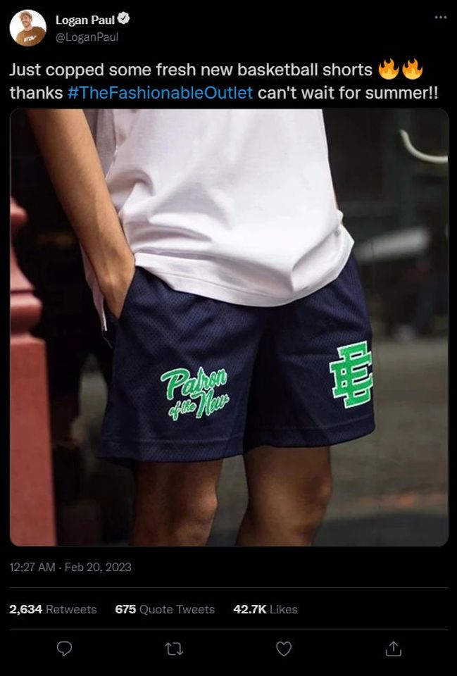 Eric Emanuel || Men Shorts Gym Men Sports