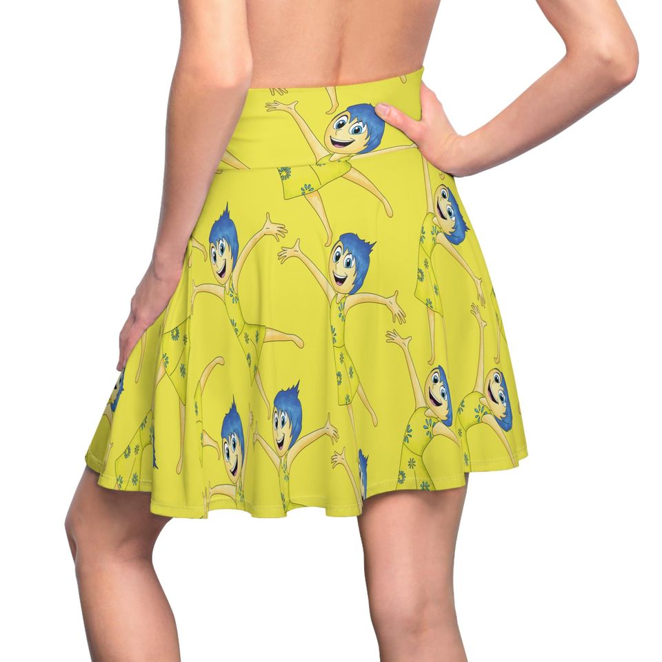 Copy of Joy in yellow skirt Inside Out Springtime Surprise Disneyland Half Princess Half Marathon Weekend women's running run skirt