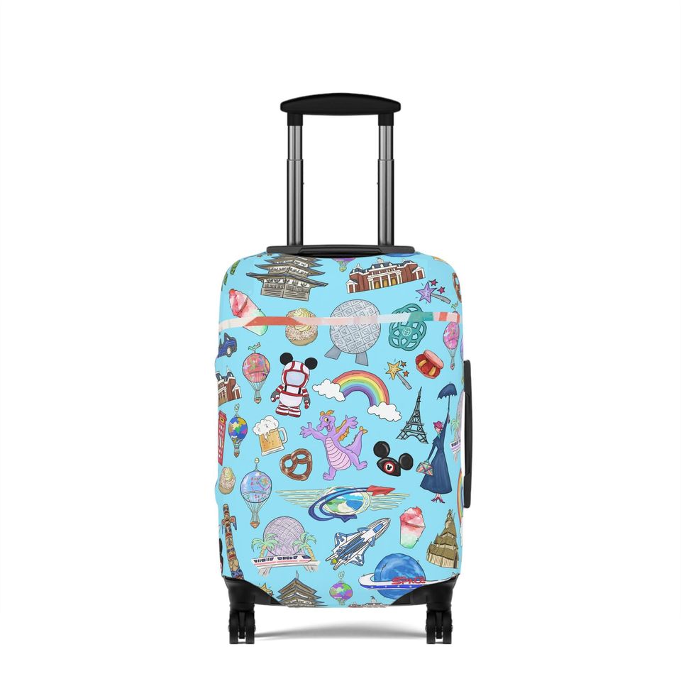 Epcot Disney Luggage Cover