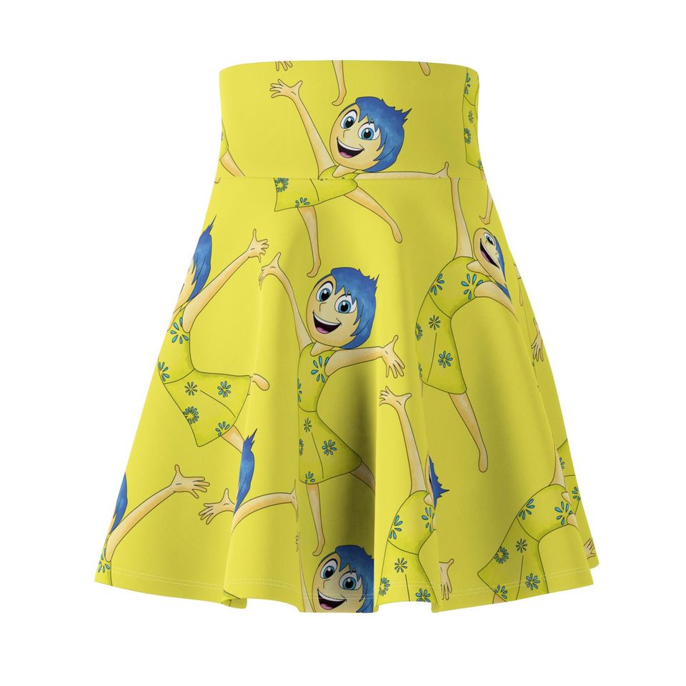 Copy of Joy in yellow skirt Inside Out Springtime Surprise Disneyland Half Princess Half Marathon Weekend women's running run skirt