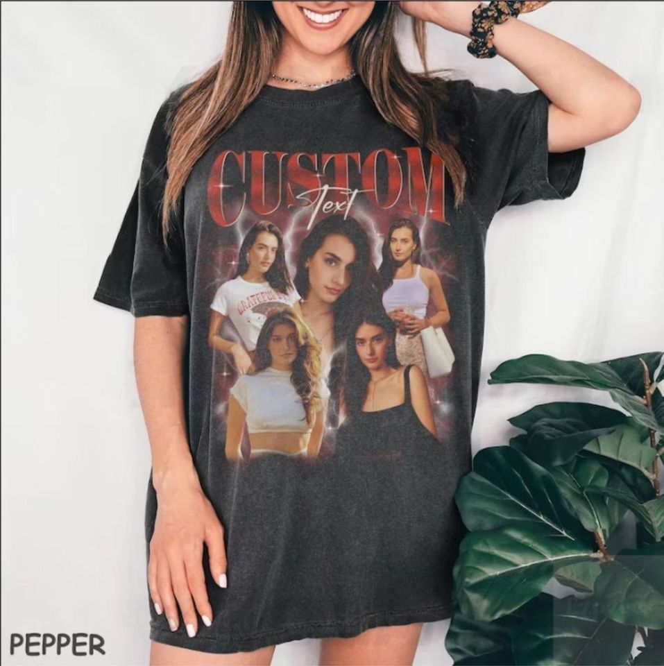 RETRO BOOTLEG Shirt, Custom Bootleg Rap Tee, Custom Face Shirt