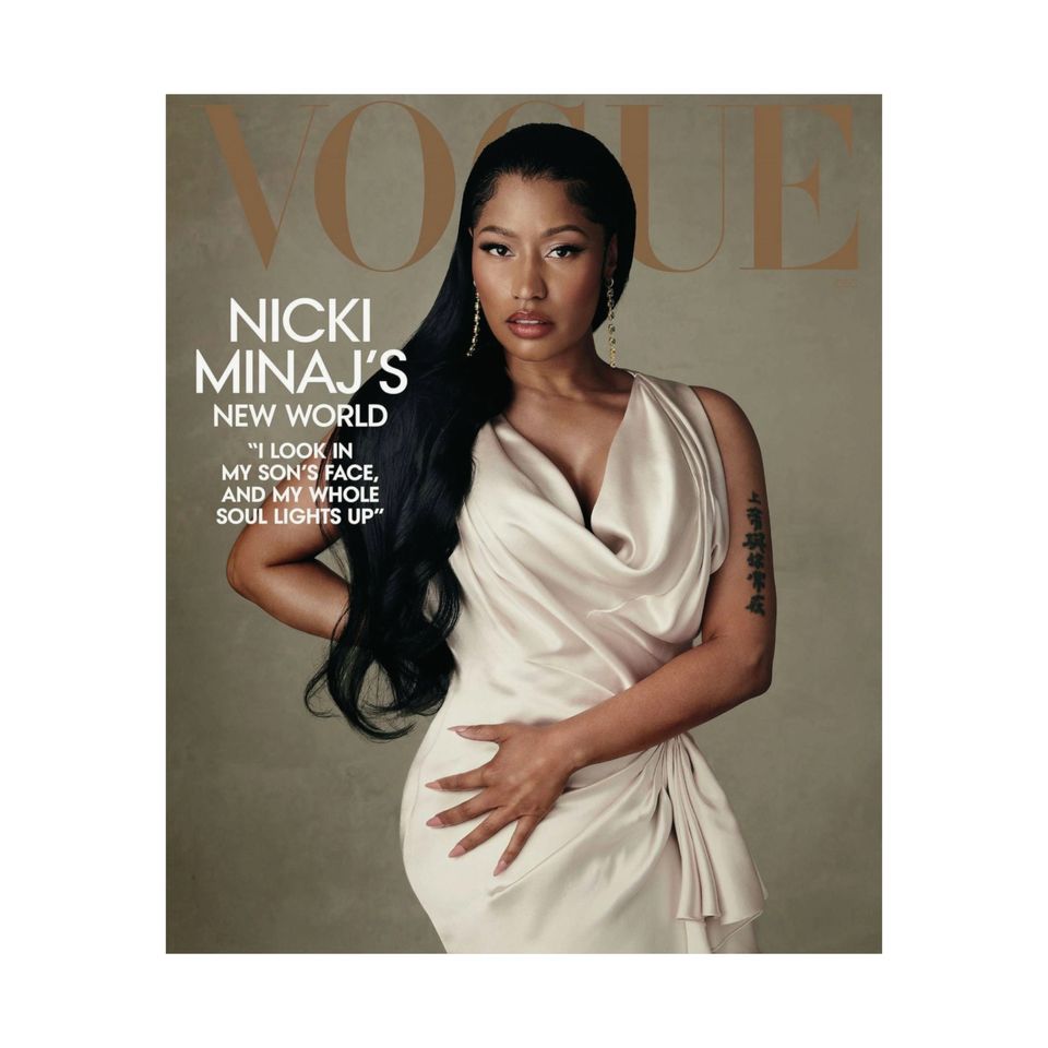 The "Nicki Minaj VOGUE" Matte Vertical Poster, Nicki Minaj Merch