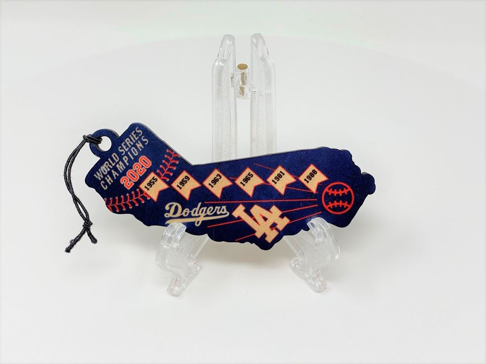 LA Dodgers Christmas California Ornament 2020