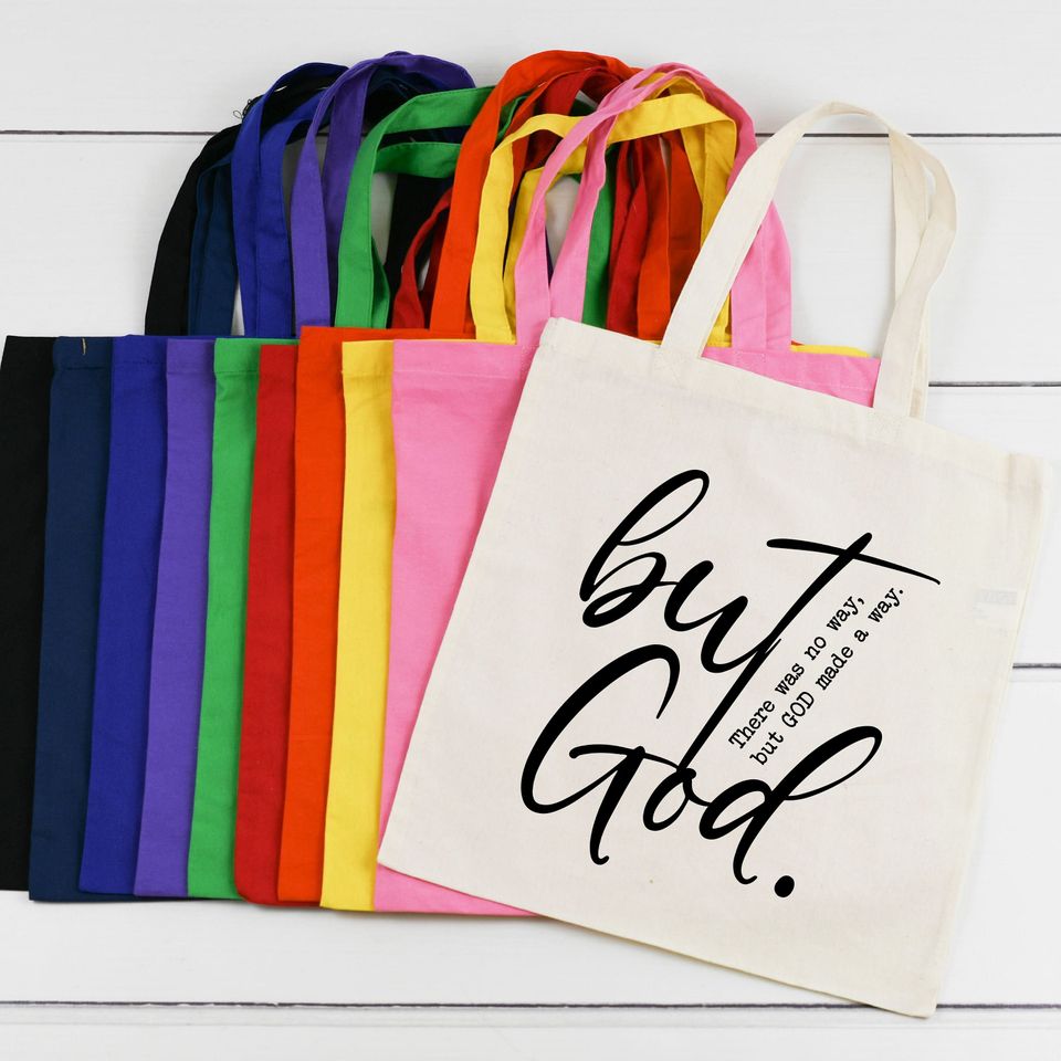But God Toe Bag, There Was No Way But God Made A Way, Christian Tote Bag, Christian Gift, Gift for Christian, Women Tote Bag, Shopping Bag
