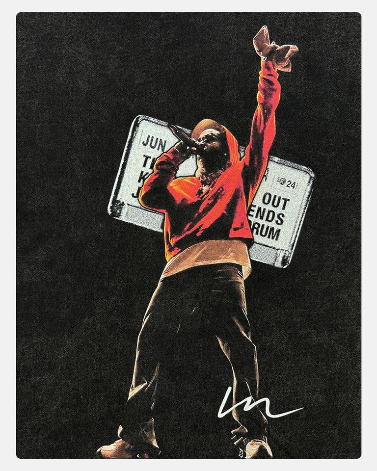 Kendrick Lamar Pop Out Concert Hoodie