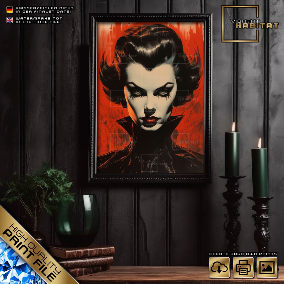 1940s Retro Horror Posters, Vampire Posters, horror movie posters