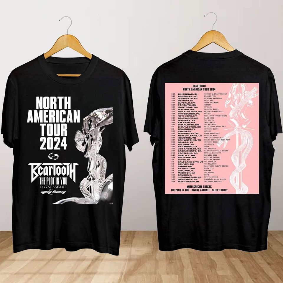 Beartooth North American Tour 2024 Shirt