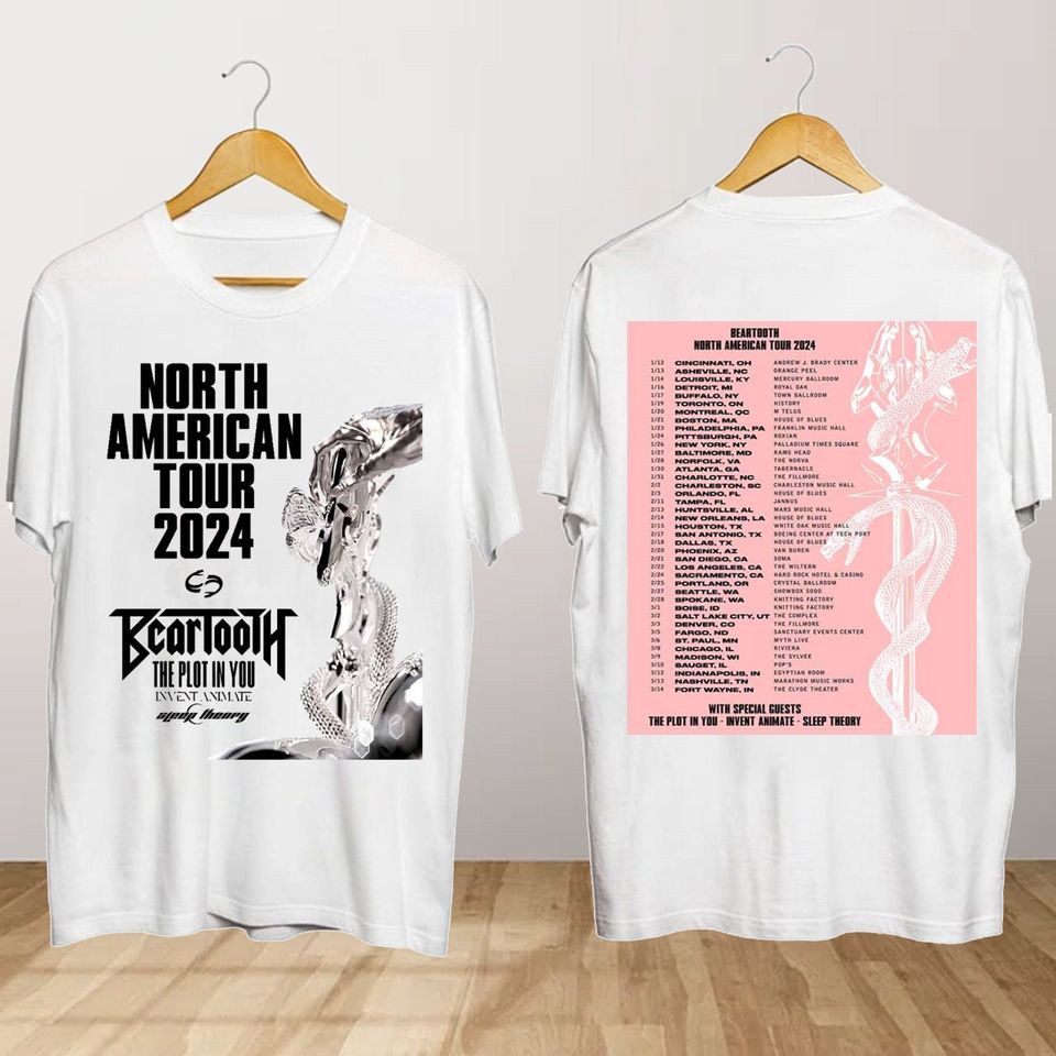 Beartooth North American Tour 2024 Shirt