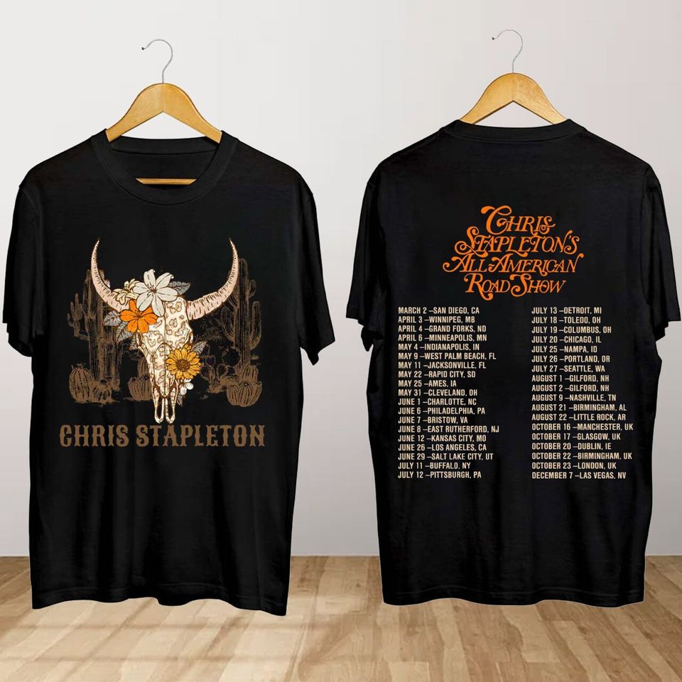 Chris Stapleton All American Road Show 2024 Tour T Shirt