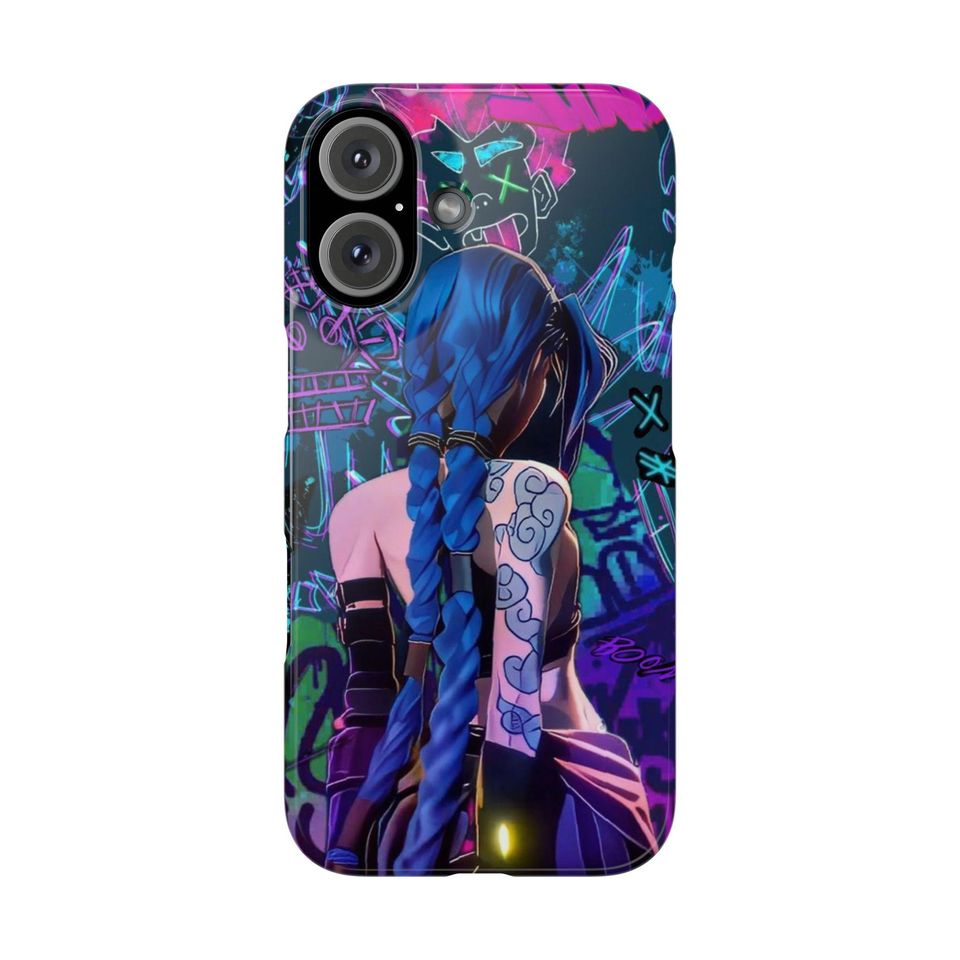 Jinx Arcane iPhone Case - League of Legends Protective Cover