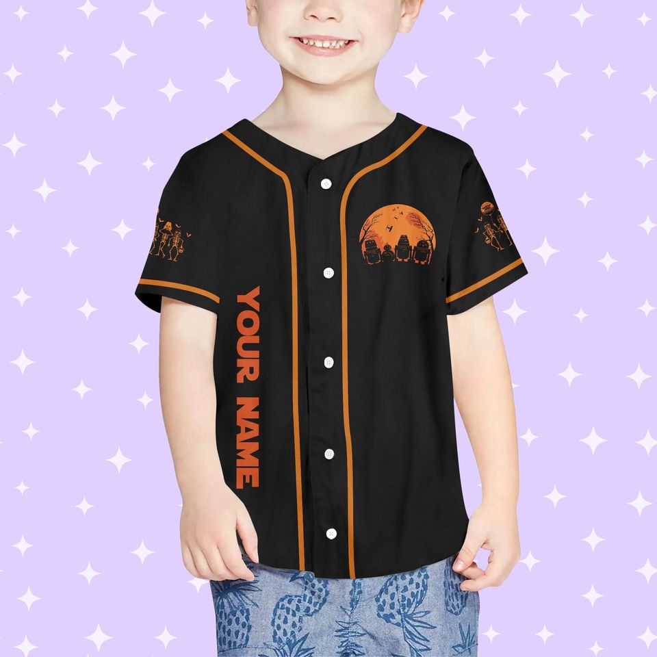 Personalized Halloween Star Wars Astromech Droid, Custom Disney Jersey
