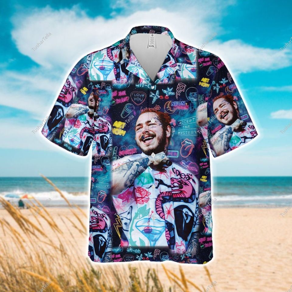Post Malone Hawaiian Shirts, Posty Hawai Shirt