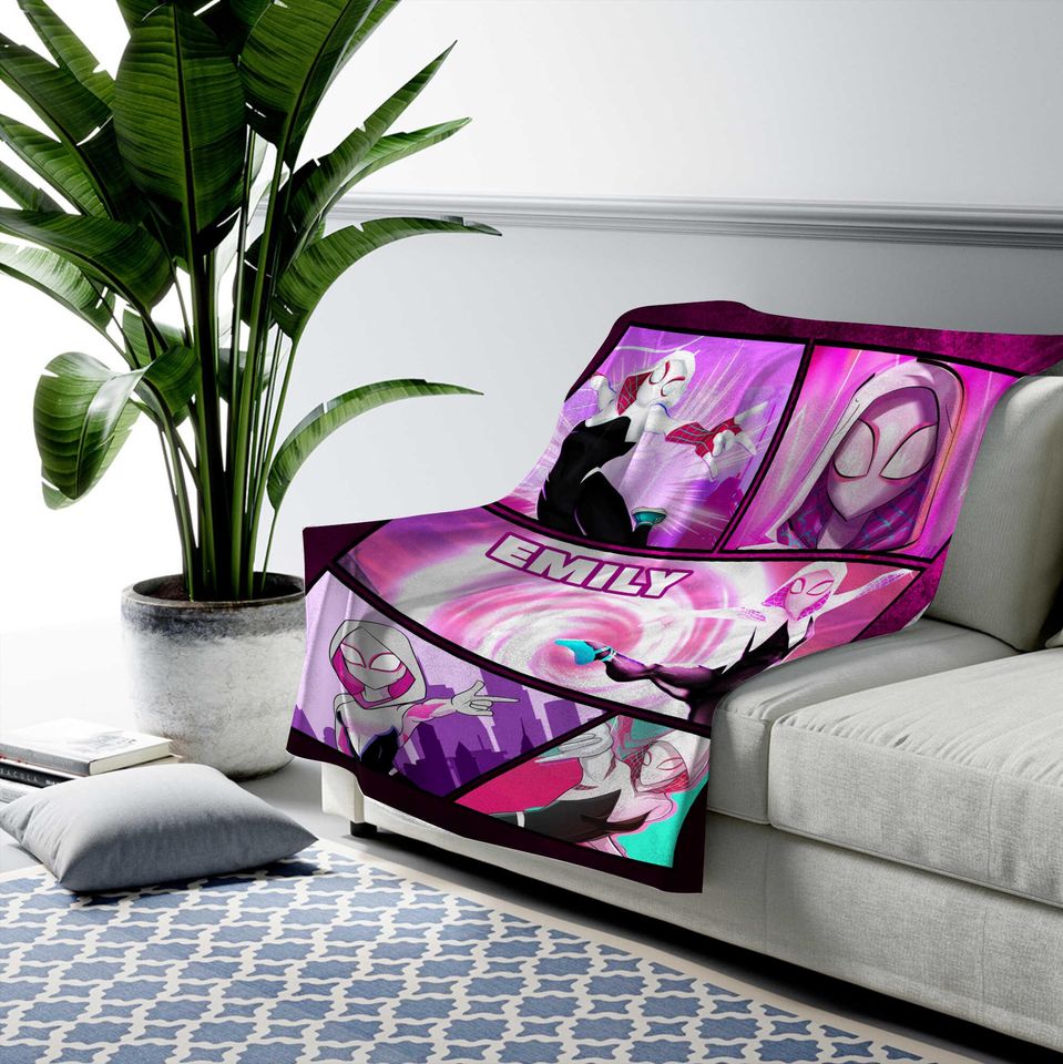 Custom Spidey And Amazing Friends Blanket, Spider Man Blanket Spiderman Ghost Spider Throw Blanket