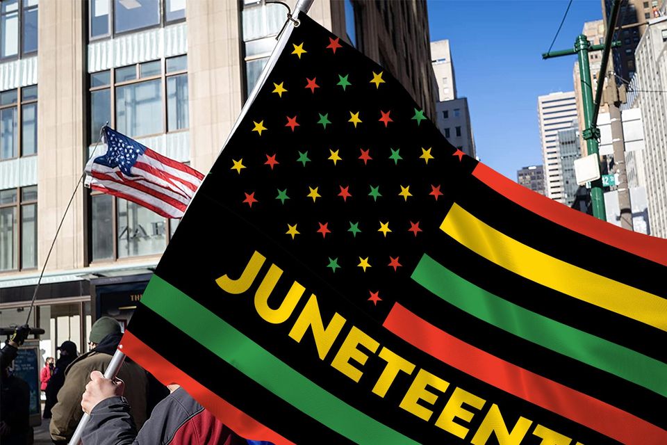 Juneteenth House Flag/Juneteenth 1865 Flag/Freedom Day 1865 Flag