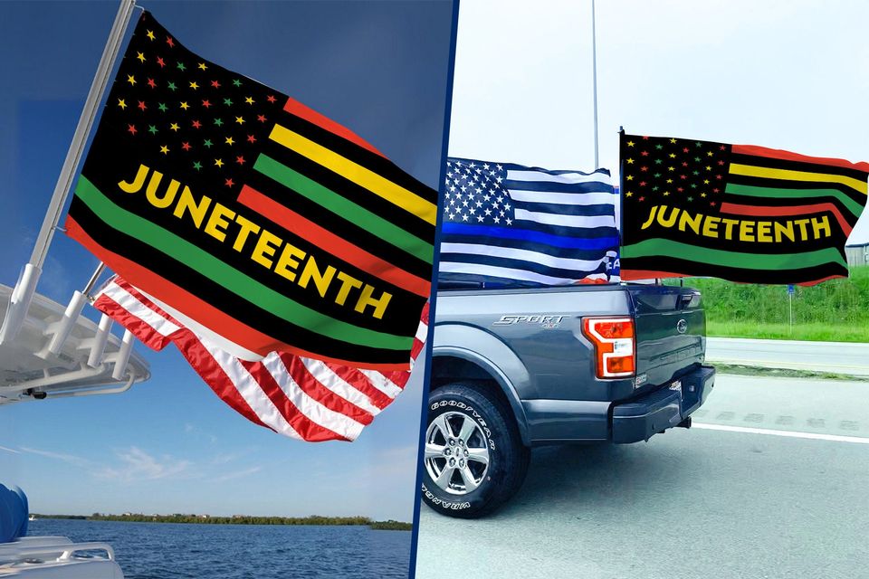 Juneteenth House Flag/Juneteenth 1865 Flag/Freedom Day 1865 Flag