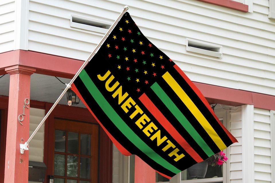Juneteenth House Flag/Juneteenth 1865 Flag/Freedom Day 1865 Flag
