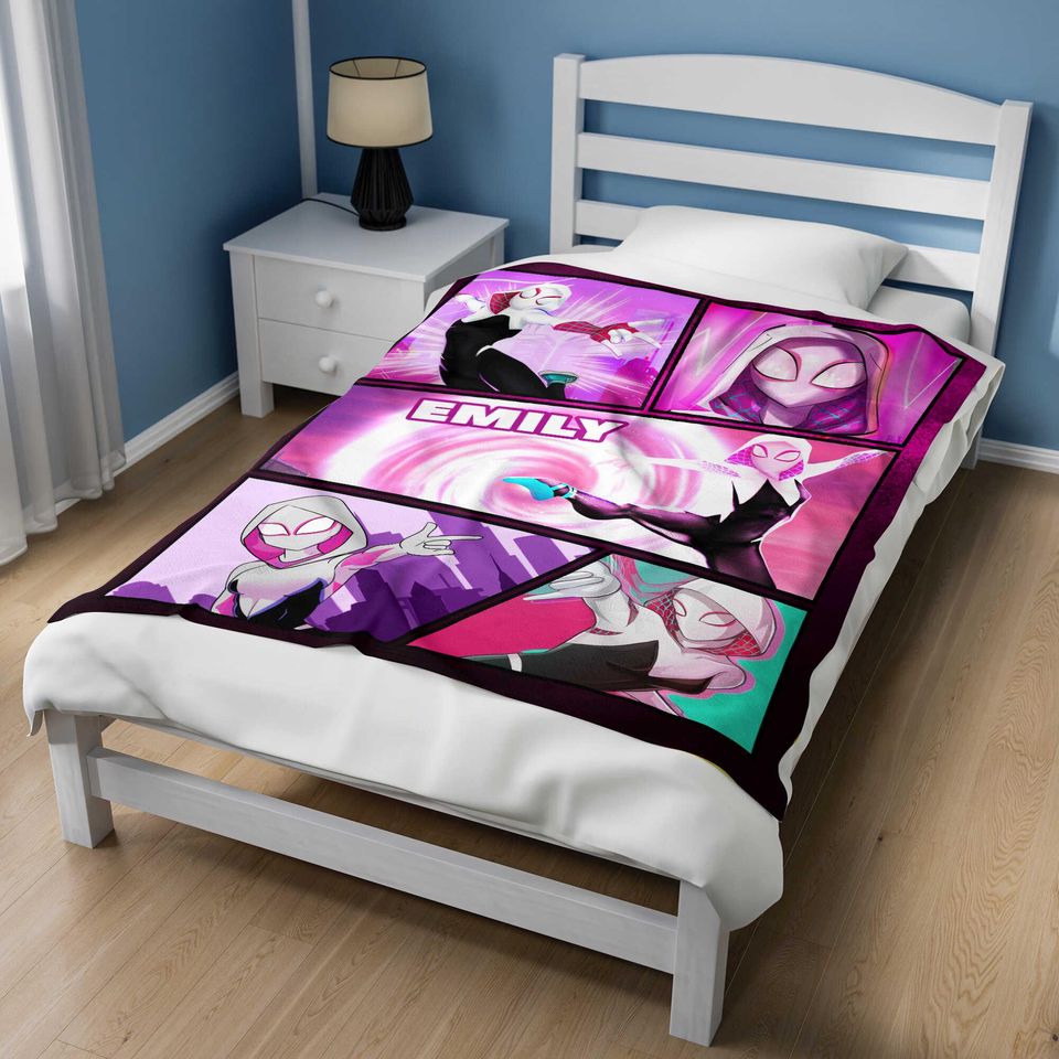 Custom Spidey And Amazing Friends Blanket, Spider Man Blanket Spiderman Ghost Spider Throw Blanket