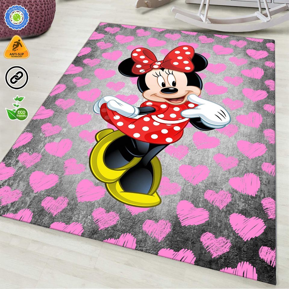 Minnie Mouse Disney Kids Room Rug