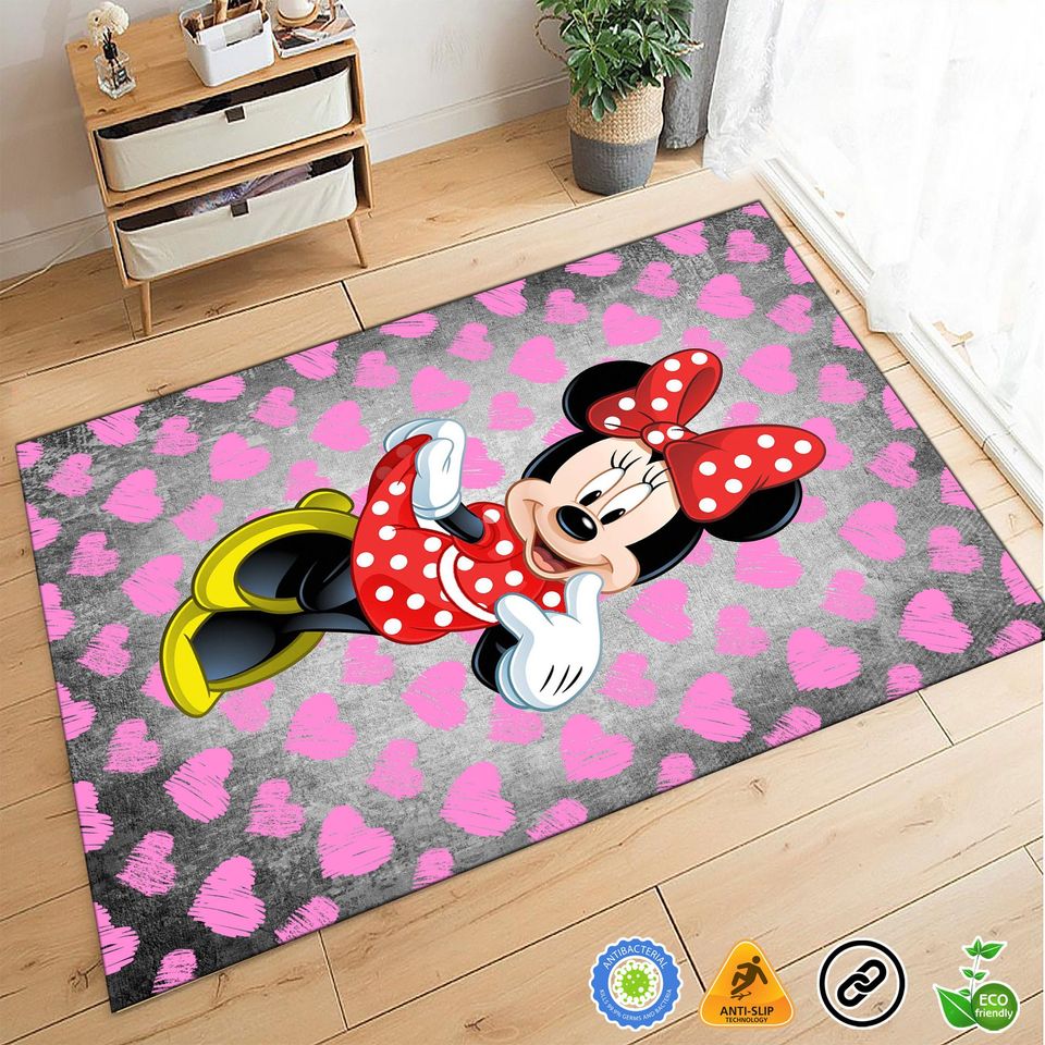 Minnie Mouse Disney Kids Room Rug