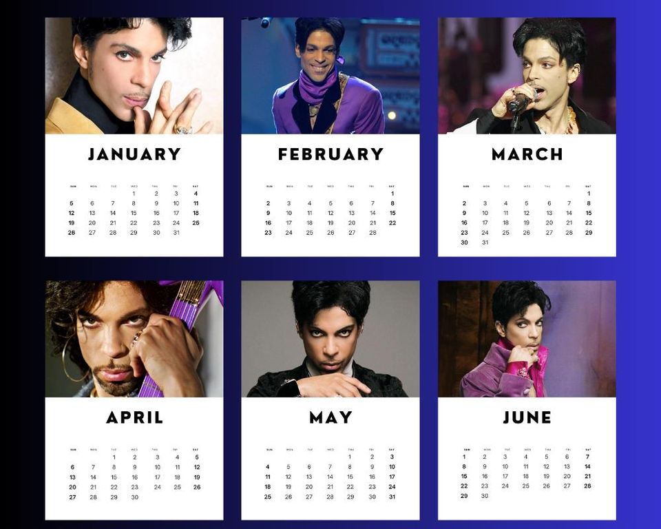 Prince 2025 Calendar