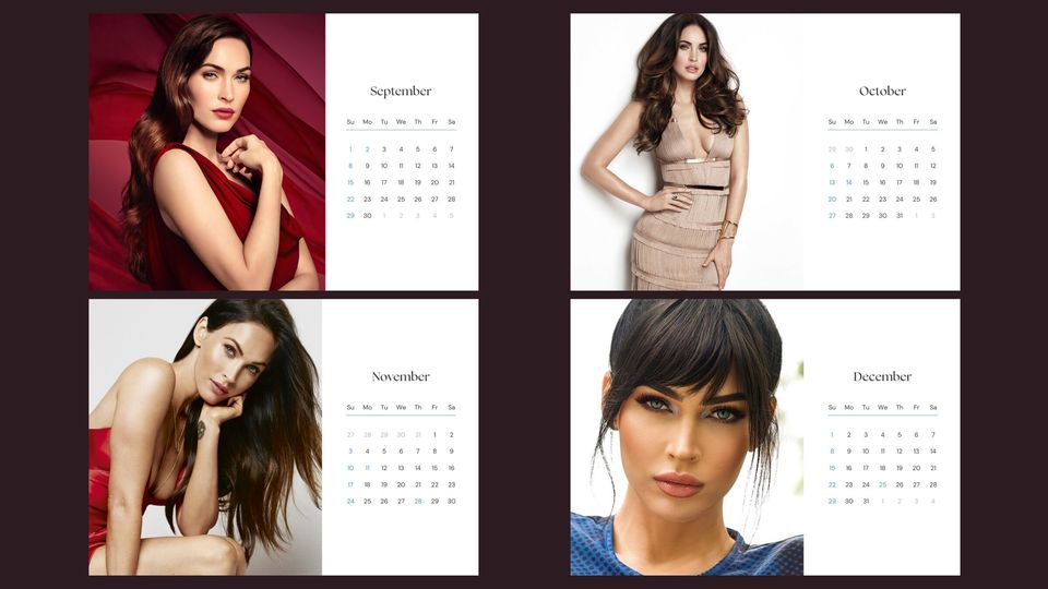 Megan Fox 2024 Calendar