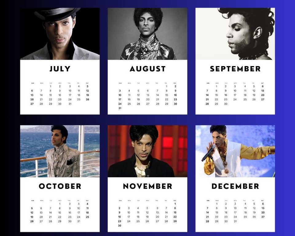 Prince 2025 Calendar
