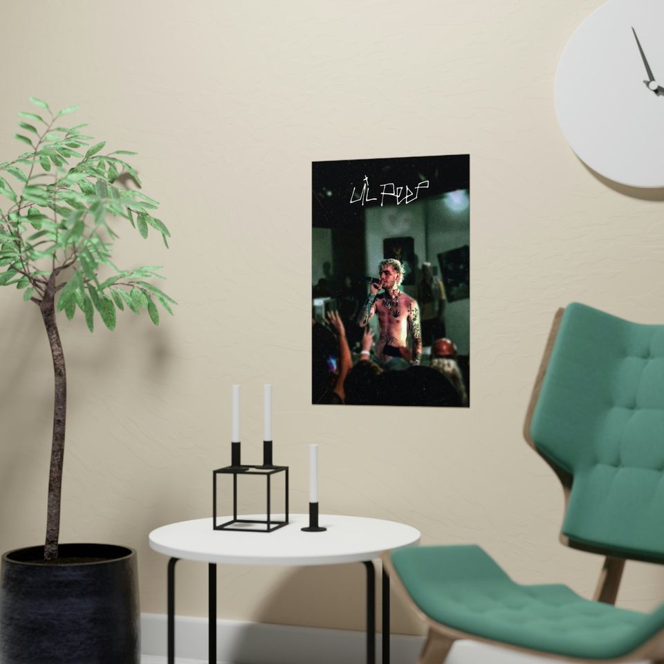 Lil Peep Poster, Rap Poster, Music Poster