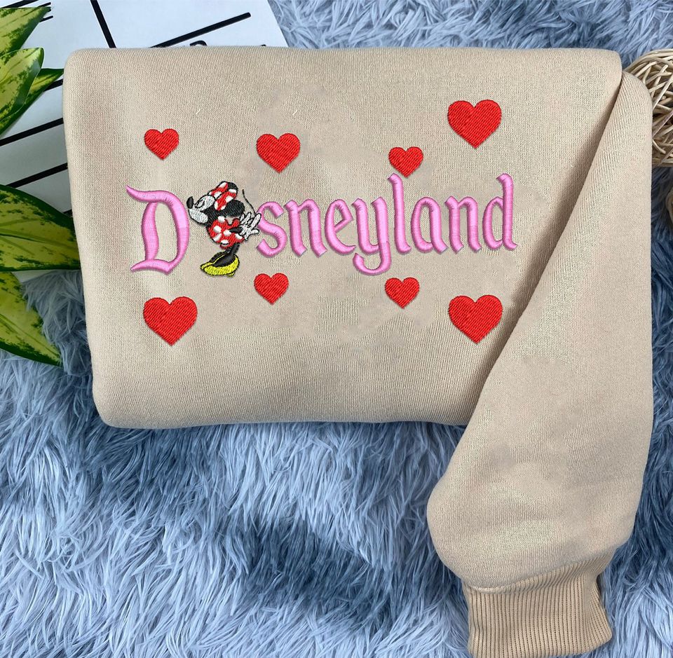 Custom Embroidered Couple Sweatshirt, Valentine's Day Gift