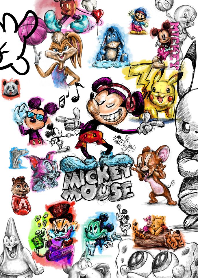 Pika Gift Backpack, Orange Back to School PKM Bag