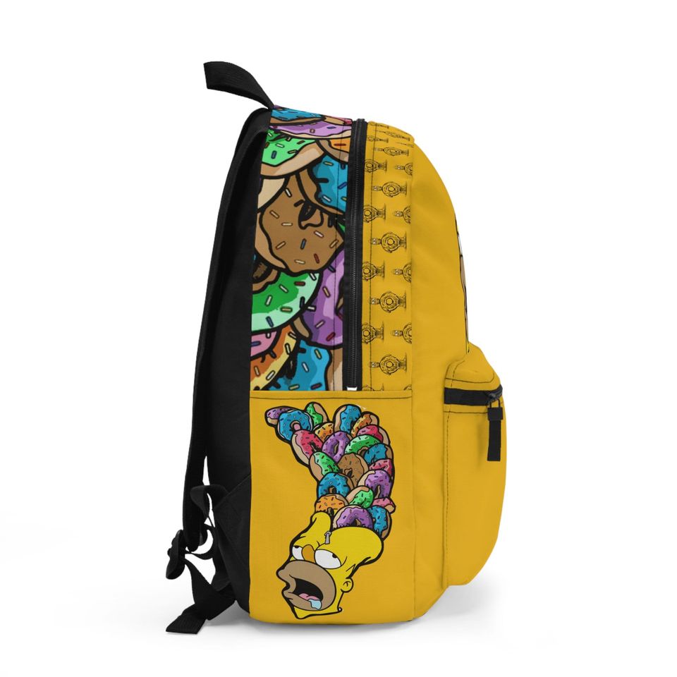 Homer Simpson Bag, Yellow Kids School Backpack, Simpsons School Bag