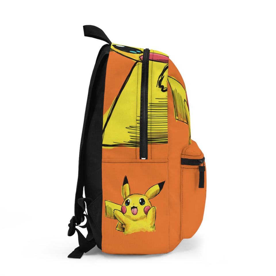 Pika Gift Backpack, Orange Back to School PKM Bag