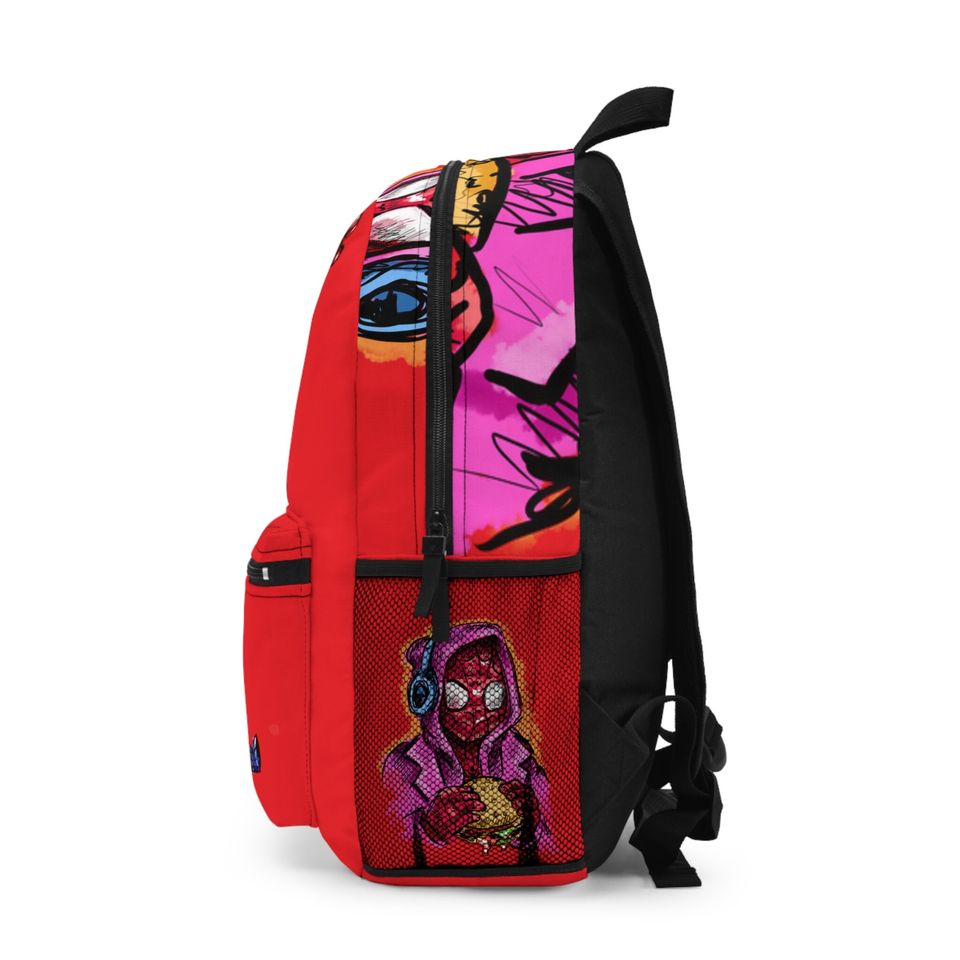 Spider Man Red Kids Shool Backpack, Marvel Colorful Spider Man Bag