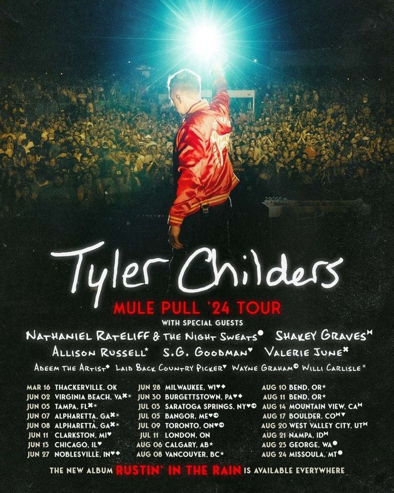 Tyler Childers 2024 Tour Poster