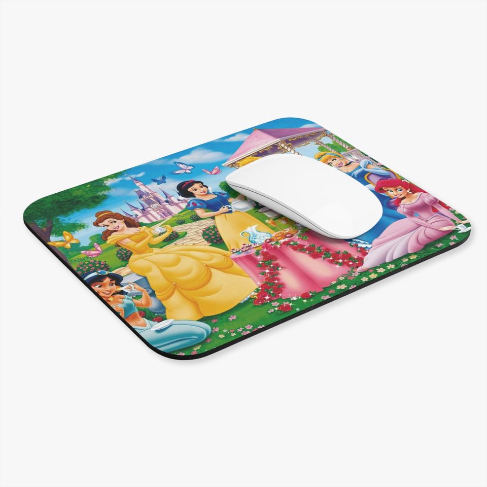 Disney Princess Square Mouse Pad - Jasmine, Belle, Snow White