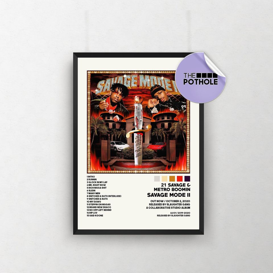 21 Savage & Metro Boomin Poster