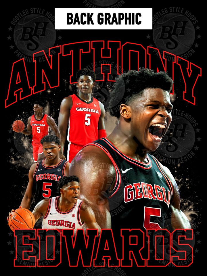 Anthony Edwards 90s Bootleg Style Rap Hoodie for Men Women