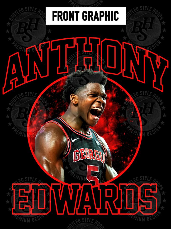 Anthony Edwards 90s Bootleg Style Rap Hoodie for Men Women