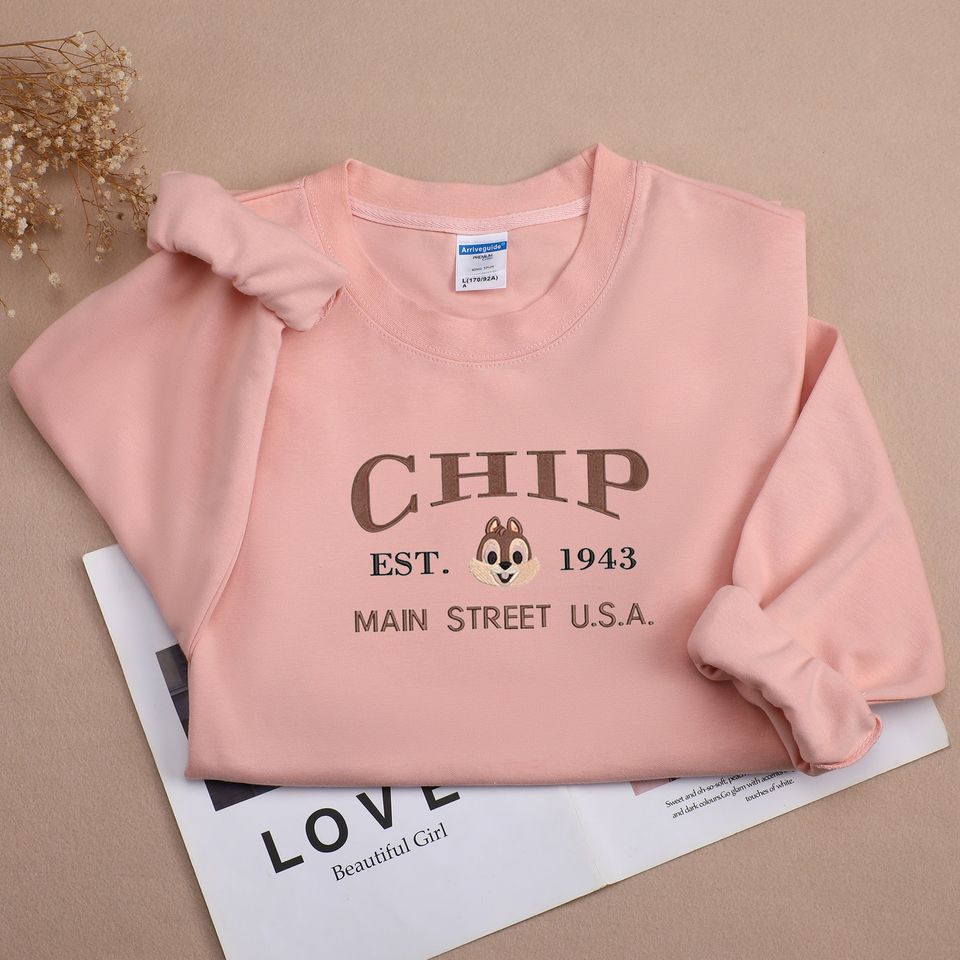 Disney Chip Embroidered Sweatshirt