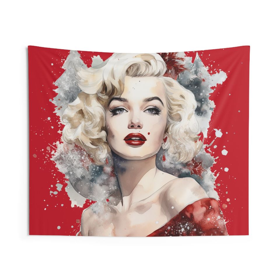 Marilyn Monroe Wall Tapestry, Tapestry Wall Decor, Marilyn Monroe