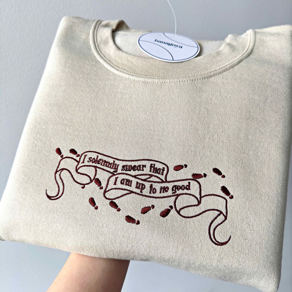 Custom embroidered sweatshirt, custom embroidered shirt, book sweatshirt, bookish sweatshirt, personalized sweatshirt, crewneck sweatshirt