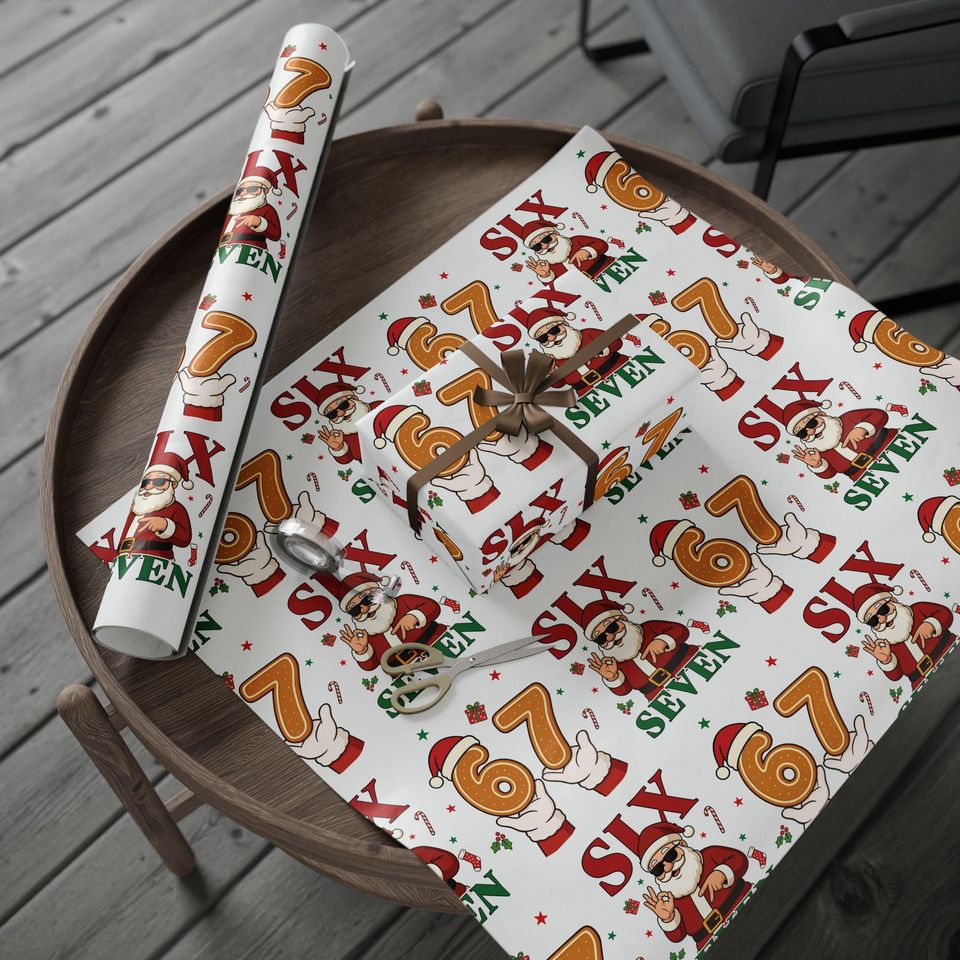 Funny Santa Meme Christmas Wrapping Paper