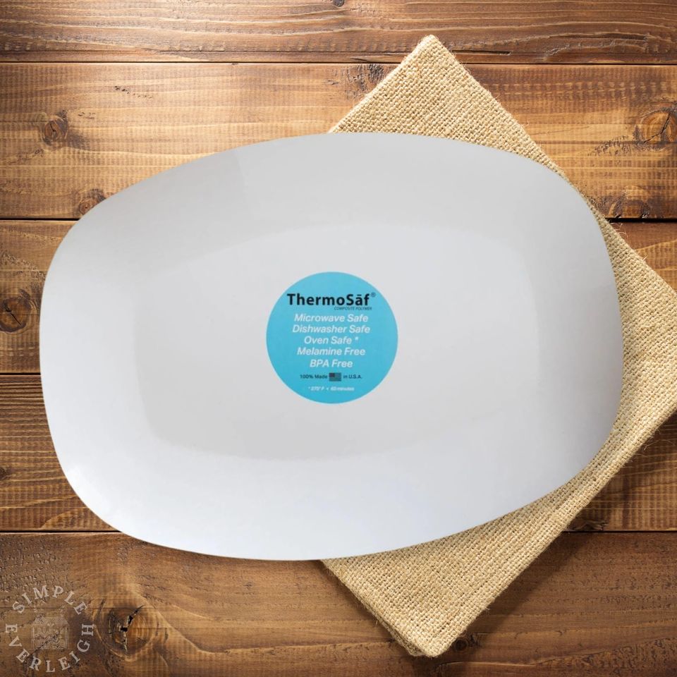 Personalized Christmas Serving Platter: Heat-Resistant Tableware