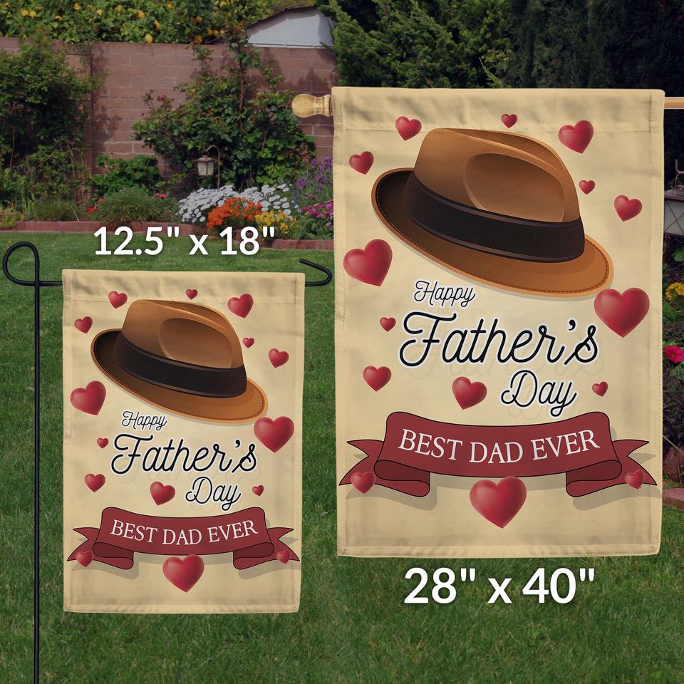 Happy Father's Day Garden Flag