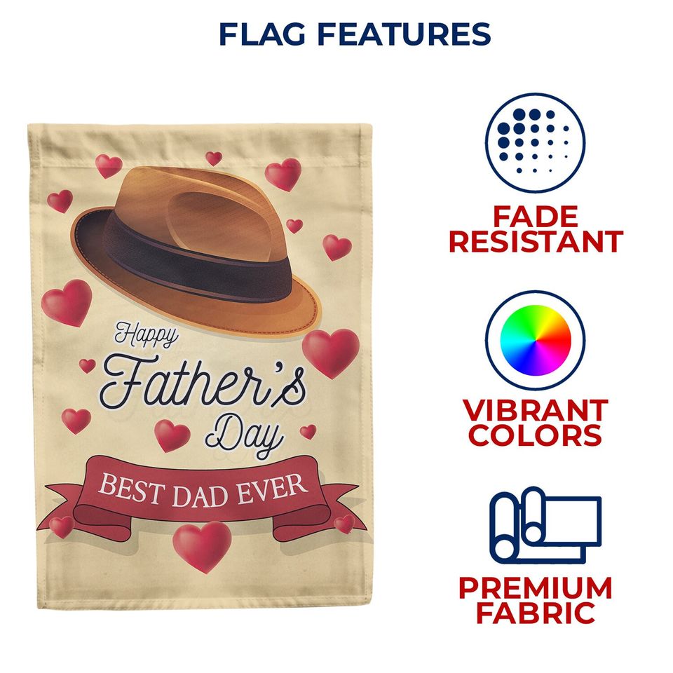 Happy Father's Day Garden Flag